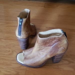 Bed Stu Open Toe Bootie